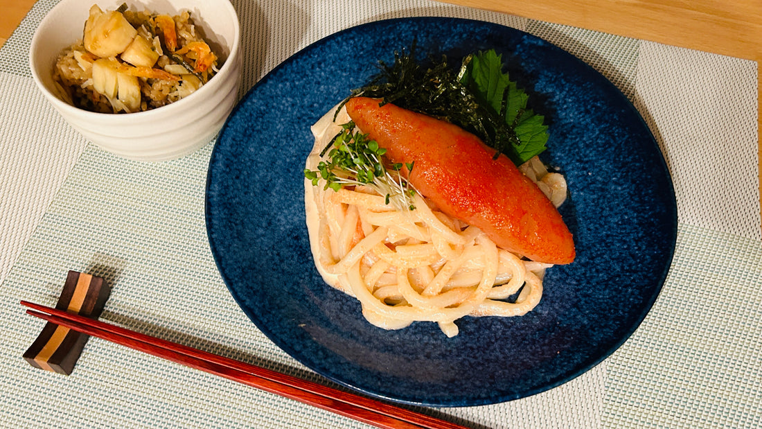 つるとんたん名物の明太子のおうどんお取り寄せ!余っためんつゆで絶品炊き込みご飯も作ってみた