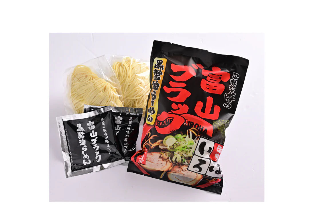 富山県 富山ブラック 麺家いろは 黒醤油ラーメン