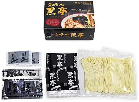 熊本県 熊本ラーメン 黒亭 とんこつ味