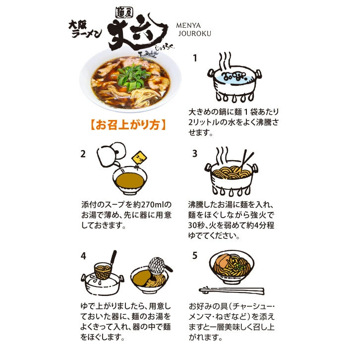 大阪府 大阪ラーメン 麺屋丈六 醤油ラーメン