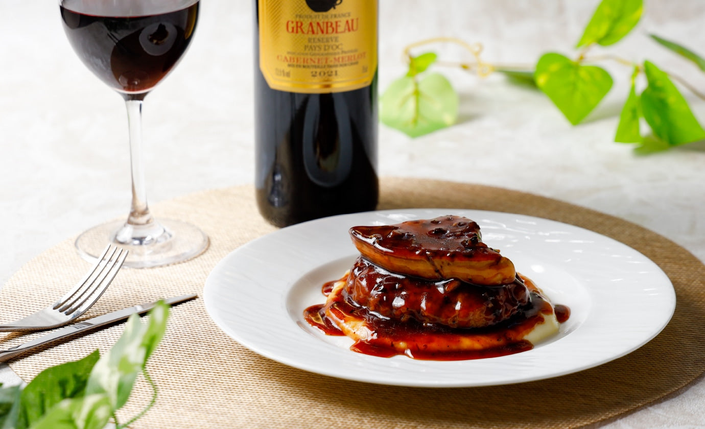 俺のEC ロッシーニ風ハンバーグ