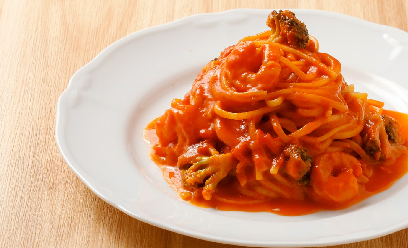 俺のEC 俺のイタリアン 渡り蟹と海老のトマトクリームソース