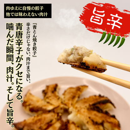 肉ゆえに 青とん焼き餃子 冷凍生餃子