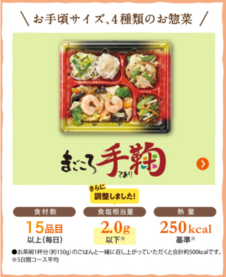 ワタミの宅食 まごころ手鞠 – みつほし